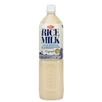 OKF韩国进口 低糖奶味米露大瓶 无麸质浓缩米汁早餐伴侣健康饮品植物饮料1.5L*1瓶