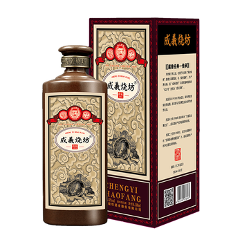 成义烧坊传承191553度酱香型白酒500ml瓶