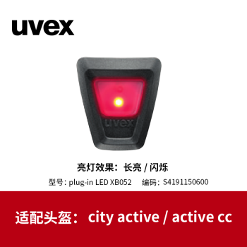 UVEX city activeͷ ¹ά˹ŮгȫͷLED S4191150600 ͷβ-XB052
