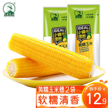 东北农嫂 糯玉米真空火锅食材加热即食 黄糯玉米2袋*200g
