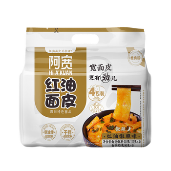 Hi A'KUAN 阿宽 泡面 椒麻味4连包食品类商品-全利兔-实时优惠快报