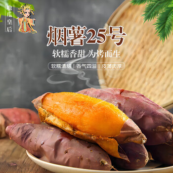 plus会员：京百味地瓜皇后山东烟薯25号精品蜜薯3斤*16件（买一赠一）食品类商品-全利兔-实时优惠快报