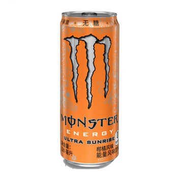 魔爪 Monster 柑橘味 无糖 运动饮料 维生素饮料 能量饮料 330ml*12罐整箱装 可口可乐公司生产