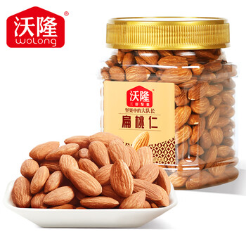 NP级大果，沃隆 无核扁桃仁巴旦木仁 300g/罐*2件 食品类商品-全利兔-实时优惠快报