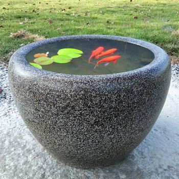 烈垚陶瓷鱼缸养鱼水缸庭院老式荷花睡莲缸乌龟缸复古户外水缸种树缸