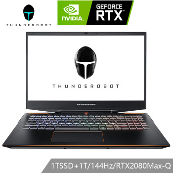 雷神(ThundeRobot)新911Pro旗舰版 15.6英寸窄边游戏笔记本电脑i7-9750H 16G内存 1TSSD+1T 144Hz RTX2080MQ