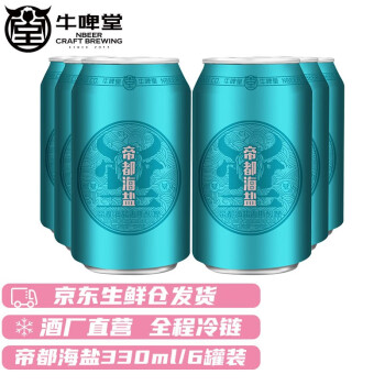 牛啤堂（NBeer）帝都海盐古斯酸啤精酿啤酒世界啤酒大赛金奖330ml*6听 6听装