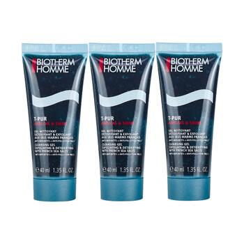 BIOTHERM 碧欧泉 男士清爽净油海盐洁面啫喱 40ml*3 一号会员店美妆个护类商品-全利兔-实时优惠快报