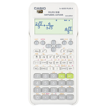 CASIO 卡西欧 FX-82ES PLUS A-2 函数科学计算器 慧白全利兔-实时优惠快报