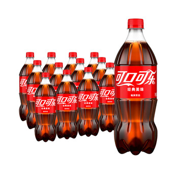 Fanta 芬达 可口可乐（Coca-Cola）汽水 碳酸饮料 888ml*12瓶 家庭聚会 年货整箱装全利兔-实时优惠快报