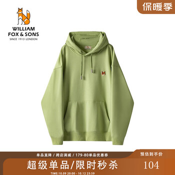 William fox&sons 男士加绒保暖卫衣 WF332109服饰鞋包类商品-全利兔-实时优惠快报