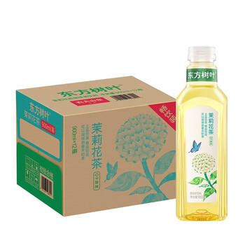 农夫山泉 东方树叶茉莉花茶0糖茶饮料900ml*12瓶 整箱装 大瓶茶饮品 茉莉花茶900ml*12瓶食品类商品-全利兔-实时优惠快报