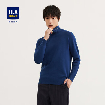 HLA 海澜之家 男士雪尼尔长袖高领毛衣服饰鞋包类商品-全利兔-实时优惠快报