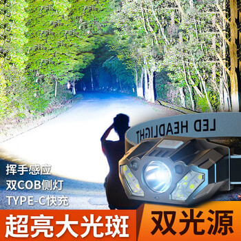 京东PLUS：GREY BEE 探路蜂 t11s感应强光头灯远射充电超长续航亮防水头戴LED夜钓手电筒大功率矿灯户外钓鱼灯运动户外类商品-全利兔-实时优惠快报
