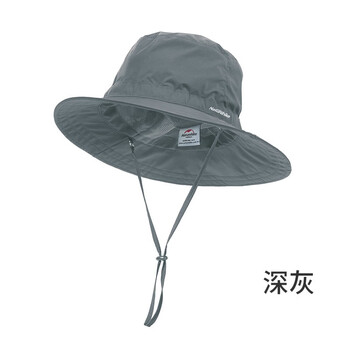Naturehike 挪客春夏季防晒渔夫帽 遮阳帽防晒帽子女夏太阳帽 深灰色 均码运动户外类商品-全利兔-实时优惠快报
