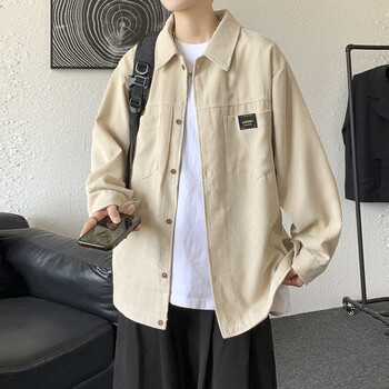 月伊纺 秋冬男士灯芯绒休闲夹克外套全利兔-实时优惠快报