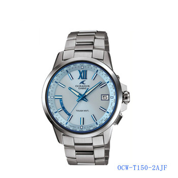 CASIO 卡西欧 海神系列 男士太阳能电波腕表 OCW-T150-2AJF全利兔-实时优惠快报