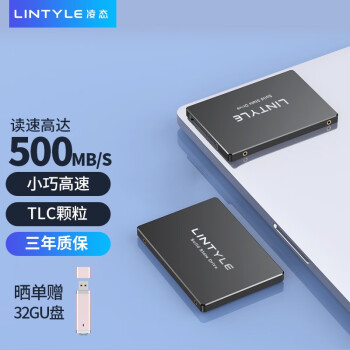 凌态 LINTYLE SSD固态硬盘台式机SATA笔记本电脑内置硬盘128G 256G 512G 256G-SSD固态硬盘X12