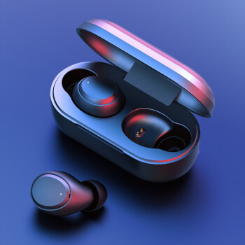 京东京造 J1真无线5.0蓝牙耳机 入耳式迷你手机运动耳机 苹果安卓耳机 黑色
