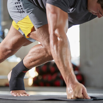 adidas阿迪达斯 运动护具 男女士护具护膝 运动护膝护腕护肘护踝护具 护踝(单只装) M码