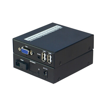 索尼sony通用vga光端机vga高清音频视频光纤传输器收发器转光纤usb