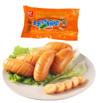 双汇（Shuanghui）双汇 火腿肠玉米热狗肠60g玉米肠速食香肠 玉米热狗肠60g*10支