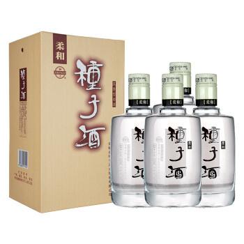 金种子 柔和种子酒 浓香型白酒 40度 460ml*4瓶 整箱装