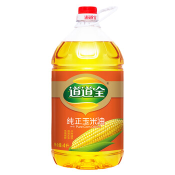 道道全 纯正玉米油4L非转基因物理压榨食品类商品-全利兔-实时优惠快报
