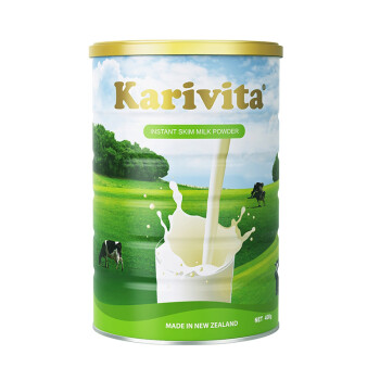 佳乳达（Karivita）新西兰进口脱脂成人奶粉 高钙 400g