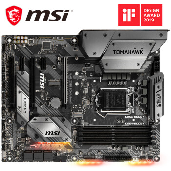 微星 MAG Z390 战斧导弹主板 微星（MSI）MAG Z390 TOMAHAWK 战斧导弹主板 支持intel 9代CPU 9600K/9700K/9900K（Intel Z390/LGA 1151）