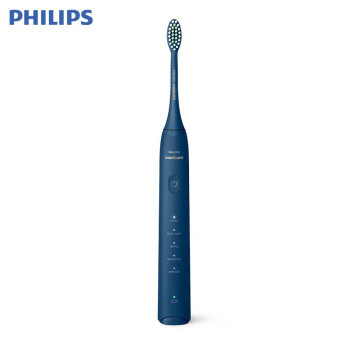 飞利浦（PHILIPS）电动牙刷成人充电式声波震动牙刷情侣电动牙刷 5种模式5效宝藏刷深藏BLUE HX2471/01