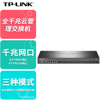 TP-LINK 22ǧƹ˽18ȫڴ4VLANҵ߷TL-SG2422F