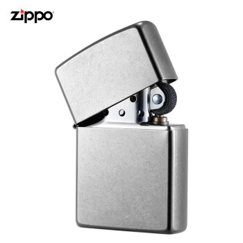 ZIPPO之宝（zippo） 防风煤油打火机不含油 207花砂镀铬 生日礼物 礼品