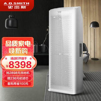 A.O.史密斯 专利甲醛数显 PM2.5数显 除甲醛空气净化器 高颜值静音 除细菌 除雾霾 PM2.5颗粒物 750C-FP