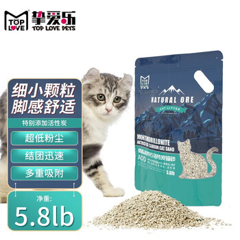 toplove 挚爱乐 天然原矿猫砂 活性炭 5.8磅其它类商品-全利兔-实时优惠快报