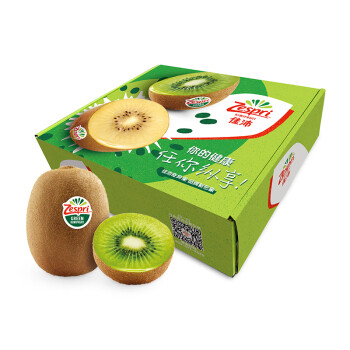 Zespri佳沛 新西兰绿奇异果 6个装 特大果 单果重约134-175g 猕猴桃 生鲜水果礼盒