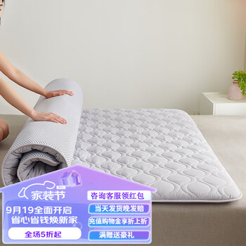 SOMERELLE 安睡宝 抗菌床垫软垫灰色升级款（A类面料+抗菌）家具家装类商品-全利兔-实时优惠快报