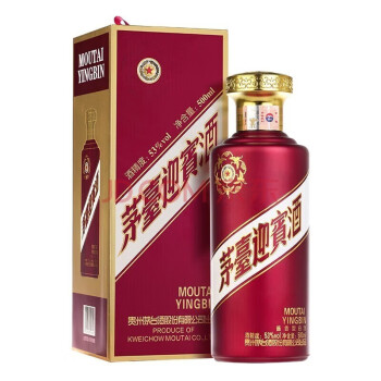 贵州茅台酒 茅台紫迎宾 迎宾酒（紫）酱香型白酒 53度 500ml 紫迎宾500ml*1瓶