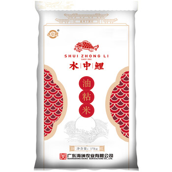 水中鲤 油粘米 2018狗年京东纪念版 15kg食品类商品-全利兔-实时优惠快报