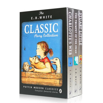 夏洛的网3册套装 进口英文原版   英文原版 E.B. White Classic Story 《E.B.怀特经典故事集》