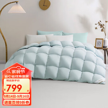 FUANNA 富安娜 白鹅绒冬厚被 1.8m(230*229cm)家具家装类商品-全利兔-实时优惠快报