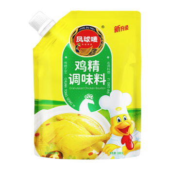 凤球唛（PHOENIX&EARTH） 鸡精 易溶解 家用厨房调味品 【自立袋】鸡精100g