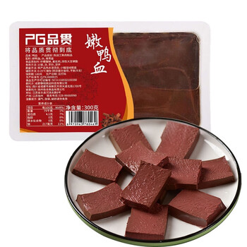 Plus会员:品贯 嫩鸭血300g （需买2件）	食品类商品-全利兔-实时优惠快报