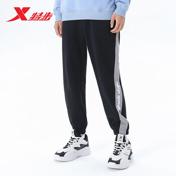 XTEP 特步 男款加绒运动长裤 878429630238运动户外类商品-全利兔-实时优惠快报