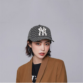 男女帽子情侣休闲老花硬顶经典款韩版弯檐鸭舌帽遮阳防晒运动 夏季
