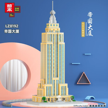 ZHEGAO 哲高 LZ8192 帝国大厦-3819颗粒全利兔-实时优惠快报