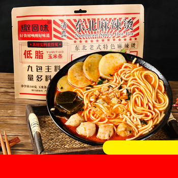 趣回味 清真东北黏糊麻辣烫玉米面条老式袋装速食大份量一整碗懒人夜宵 麻辣烫*3袋 340g食品类商品-全利兔-实时优惠快报