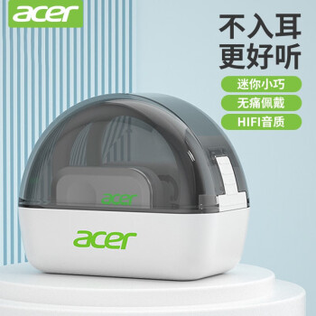 acer 宏碁 蓝牙耳机挂耳开放式跑步运动耳机挂耳式高音质HIFI音效通话降噪真无线适用于华为苹果安卓男女数码类商品-全利兔-实时优惠快报