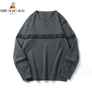 Mexican 稻草人 男士2023新款纯棉针织衫毛衣服饰鞋包类商品-全利兔-实时优惠快报