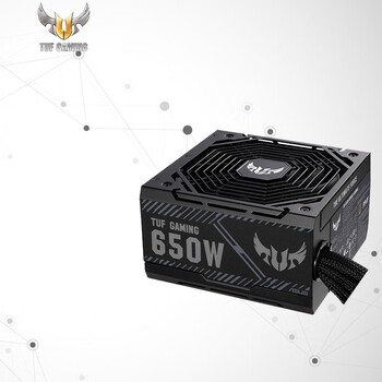 华硕 ASUS TUF650W突击手 铜牌电源支持30系列显卡/6年质保/铜牌/保护涂层/双滚珠轴流 温控风扇/智能启停